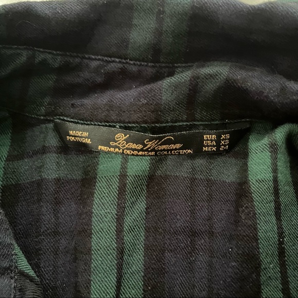 Green and black flannel - Picture 2 of 2